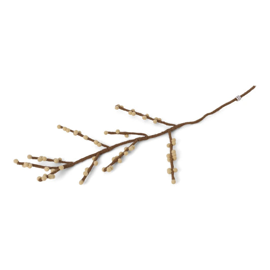 Gry & Sif Flower Branch Light Yellow Berries