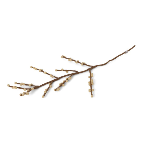 Gry & Sif Flower Branch Light Yellow Berries