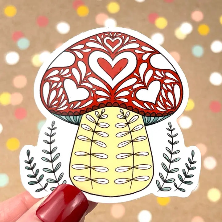 Sticker Scandi Folk Art