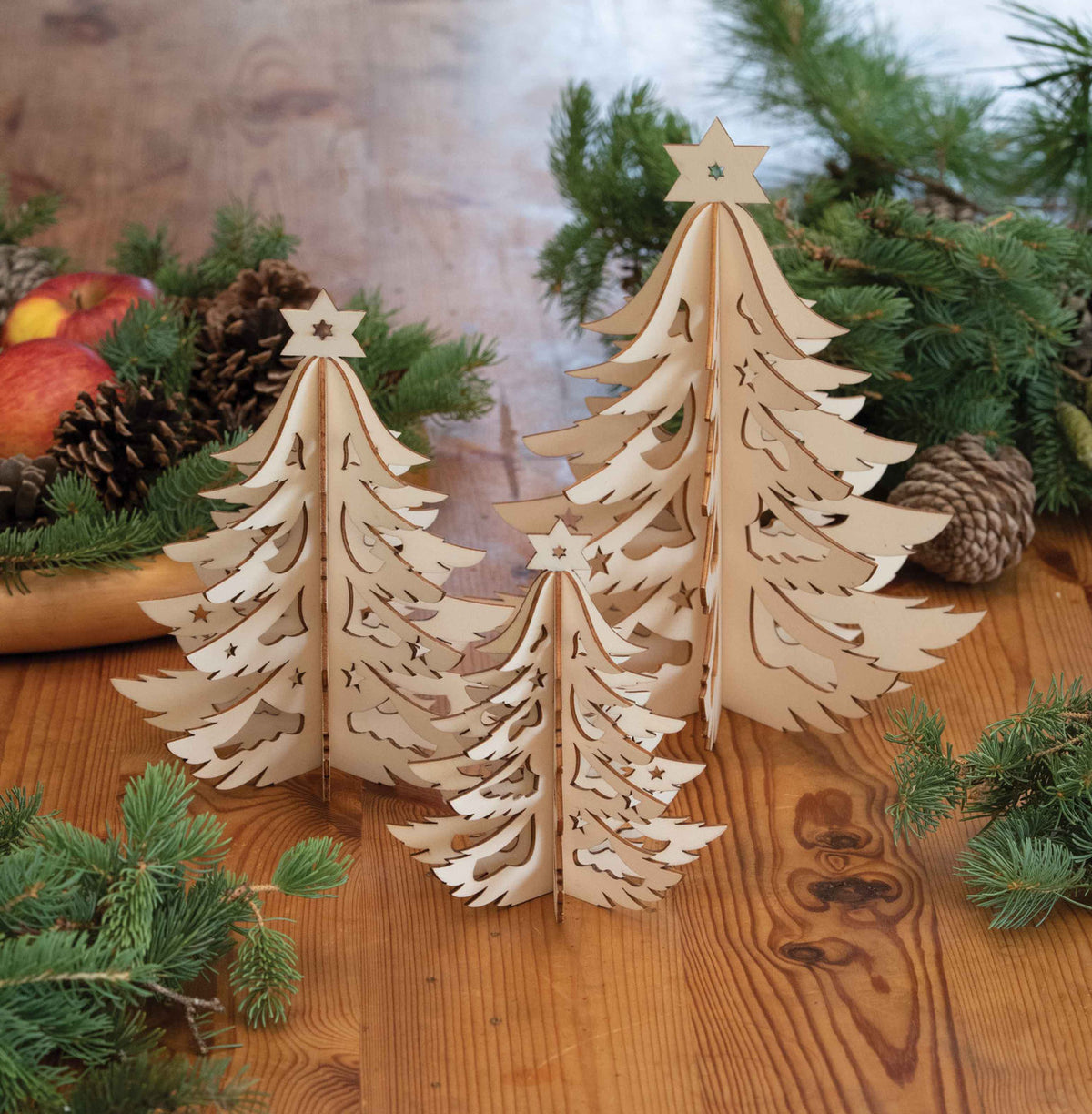 Lasercut Wood 3D
