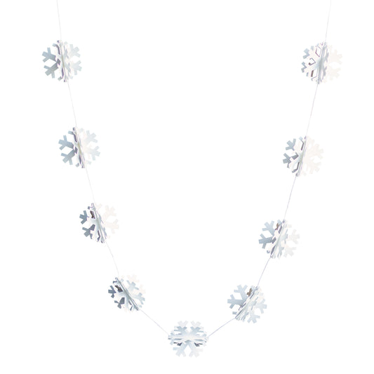 Snowflake Garland Livingly Paper