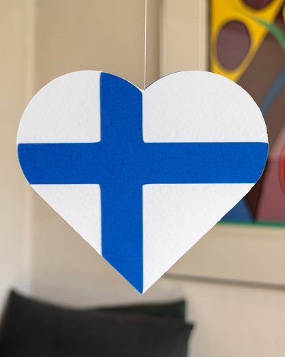 Heart Flag Card