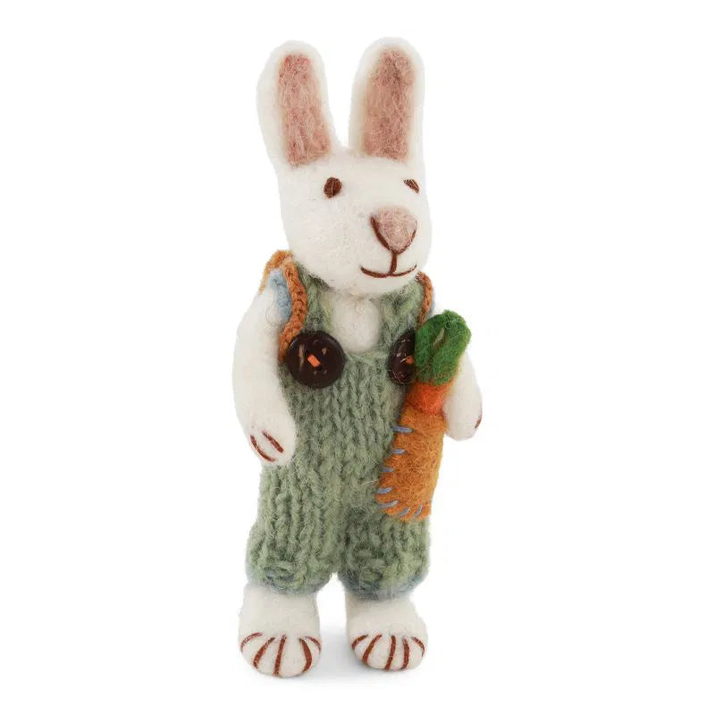 Gry & Sif Bunny White Carrot & Backpack Small