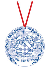 Nordic Icons Pleated Heart Collectible Ornament