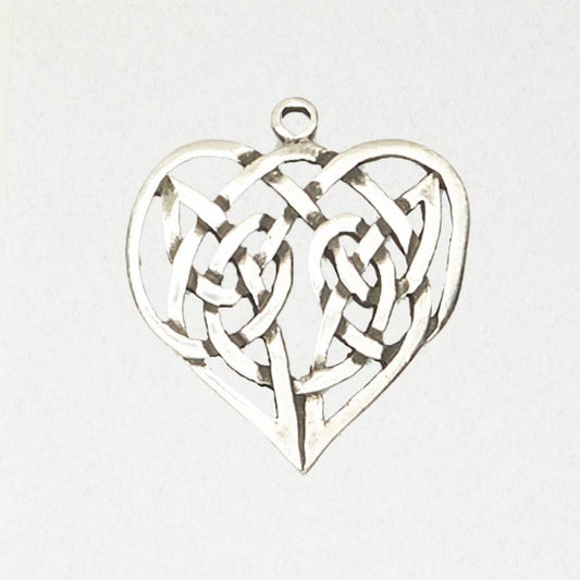 Nirvana Celtic Weave Heart Necklace