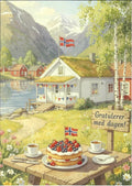 Norwegian Birthday Card