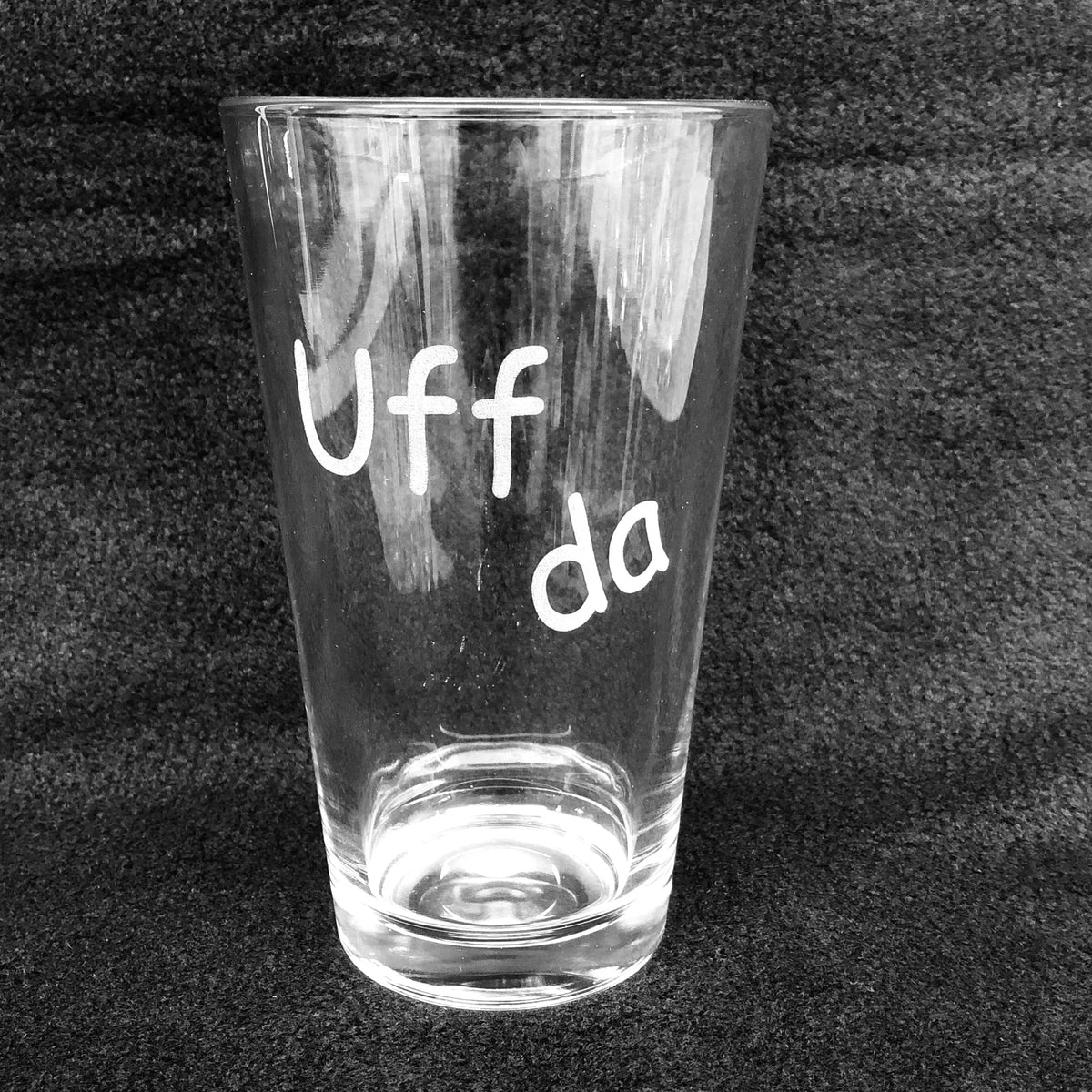 Pint Glass Engraved