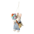 Gry & Sif White Bunny Boy with Blue Pants and Balloons