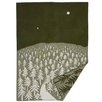 Klippan Blanket Forest Green-130x180