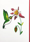 Hummingbird Quilled Card