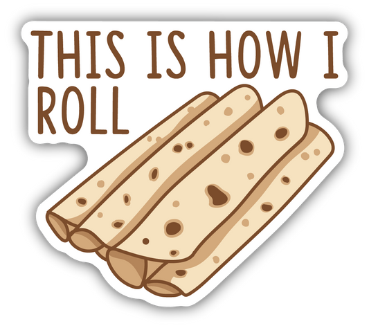 Sticker Lefse, This Is How I Roll