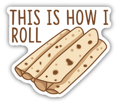 Sticker Lefse, This Is How I Roll