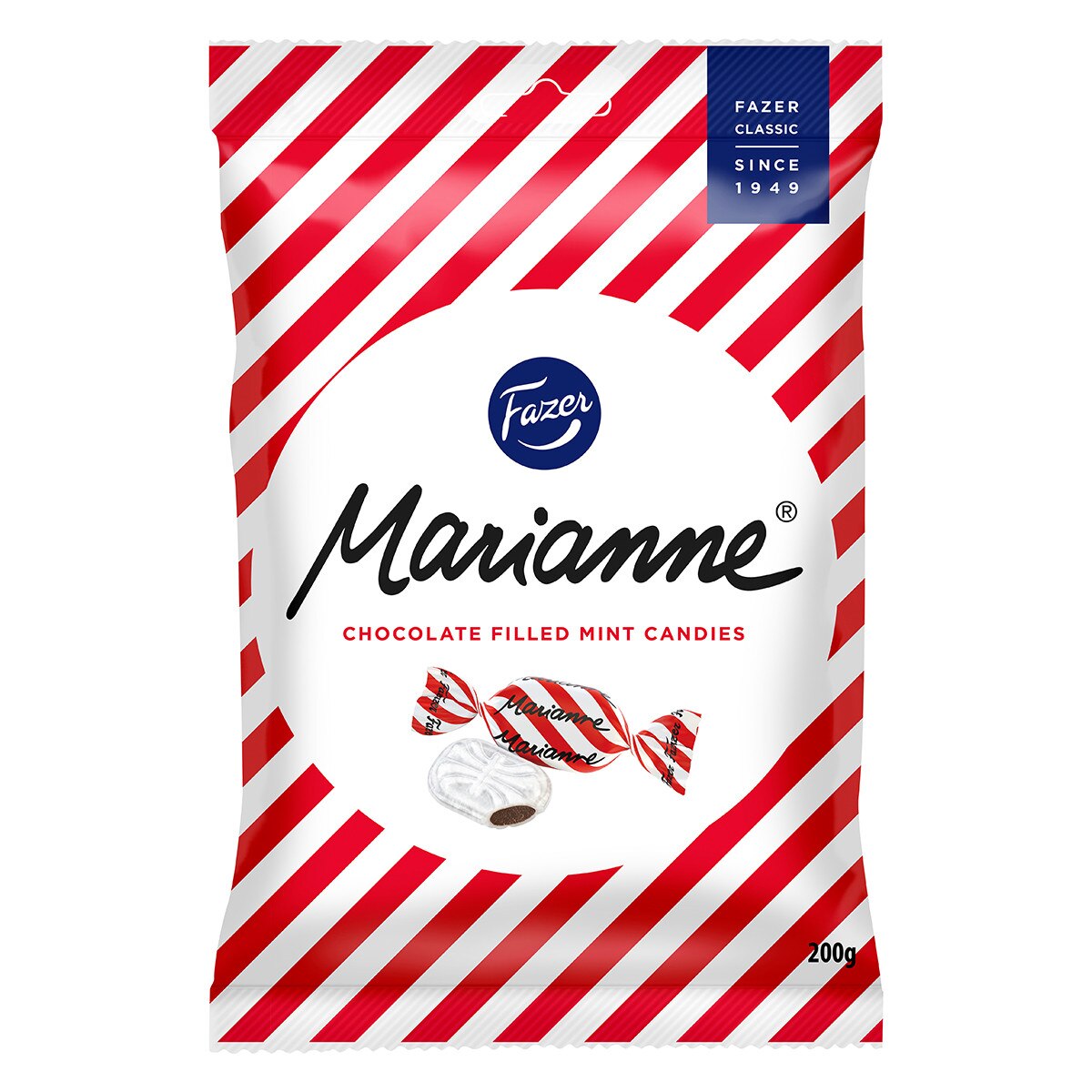 Fazer Marianne Chocolate Filled Mint Bag