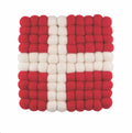 Square Wool Trivet Flags