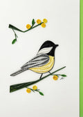 Chickadee Quilled Card