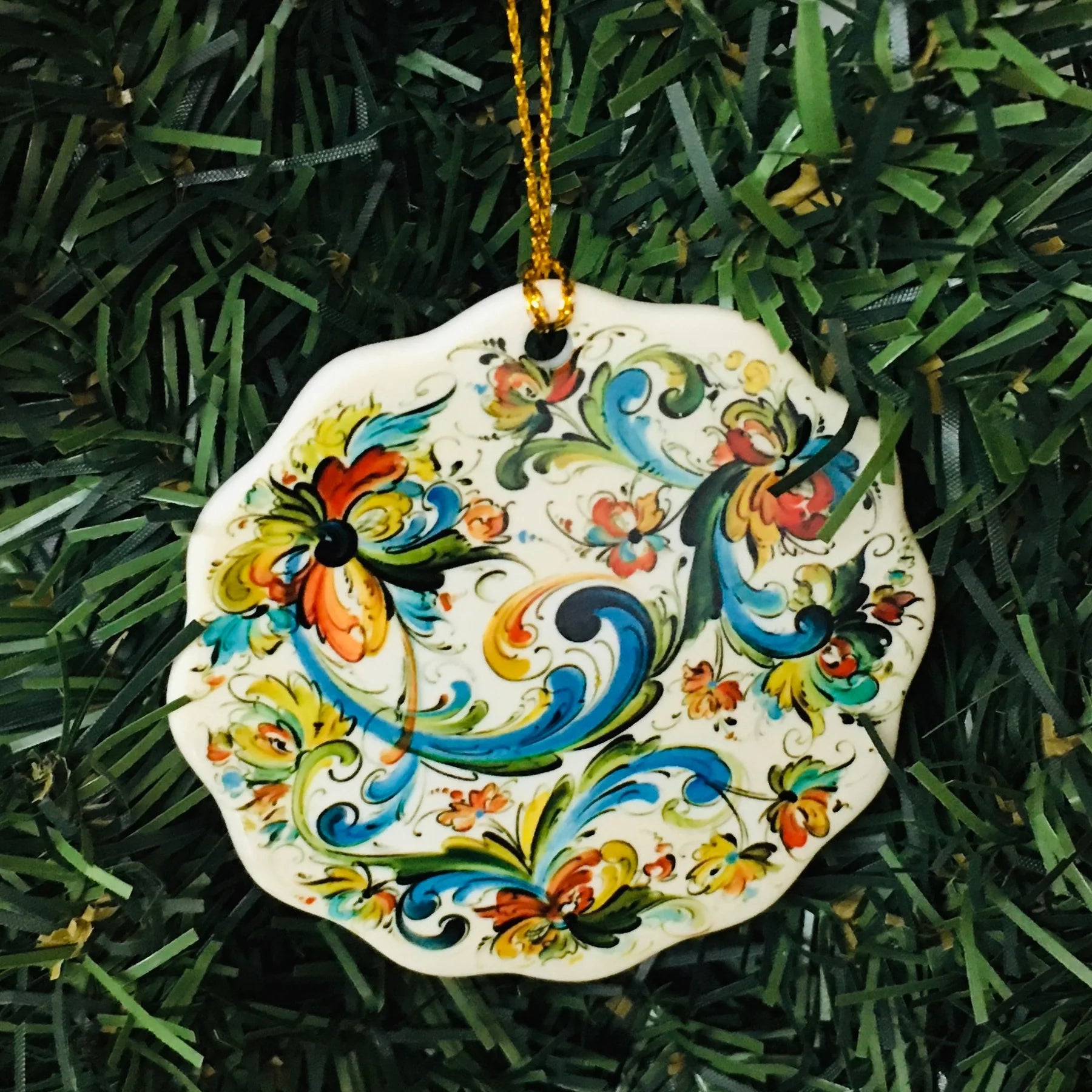 Ornament Cream Rosemaling