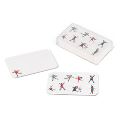 Mini Note Card Twirling Skaters