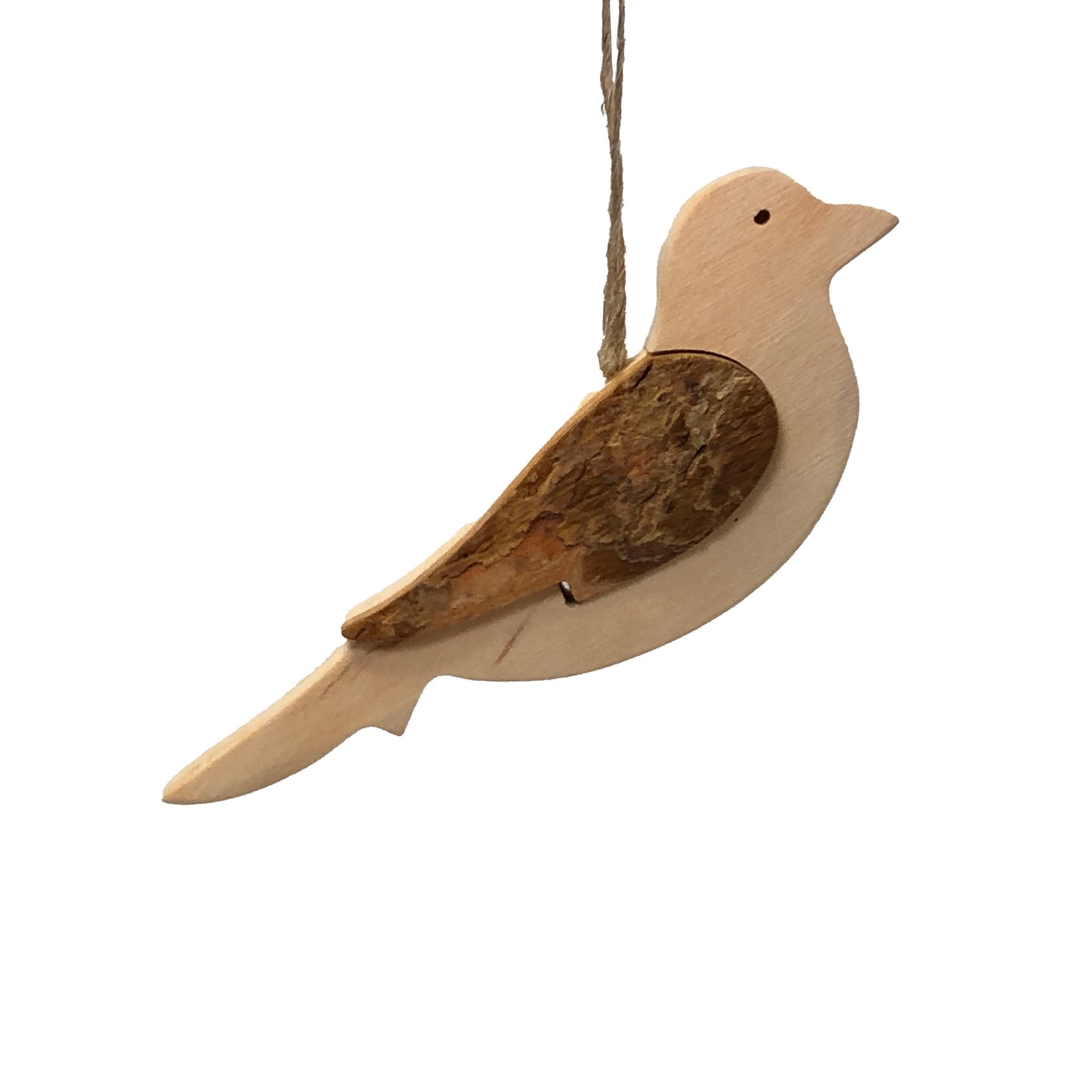 Bark Bird Ornament