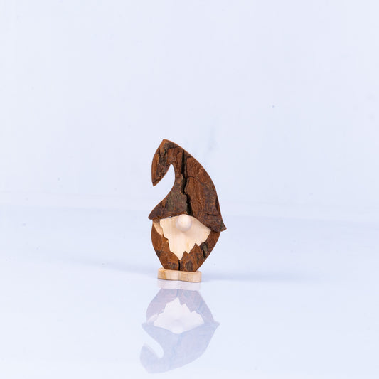 Bark Gnome Round with Feet Small