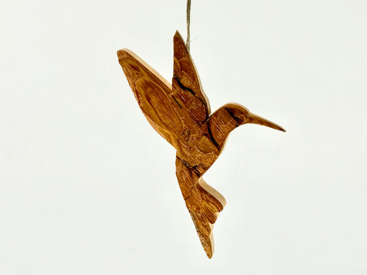 Bark Hummingbird Ornament