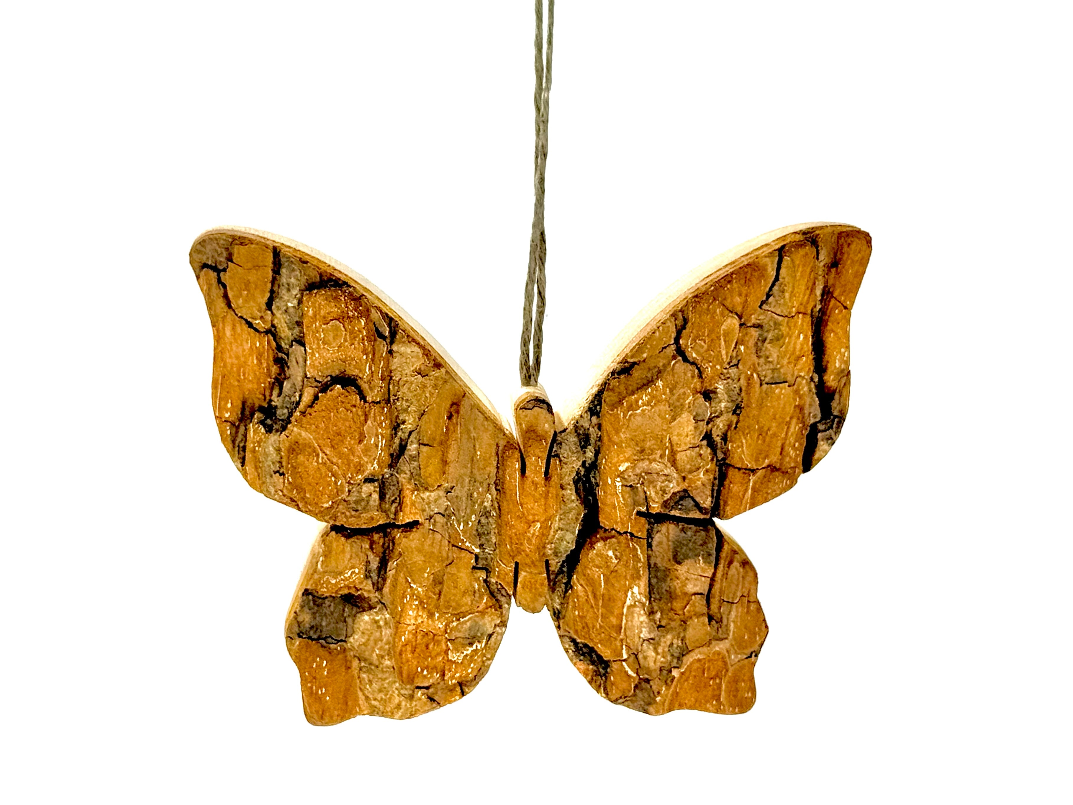 Bark Butterfly Ornament