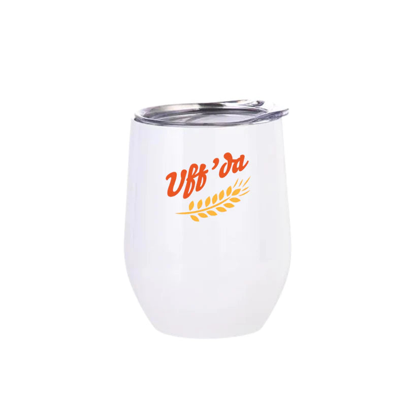 Insulated Wine Tumbler Midwest Uff'da