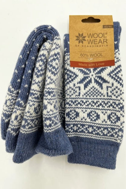 Sock Wool Wear Nordic Stars