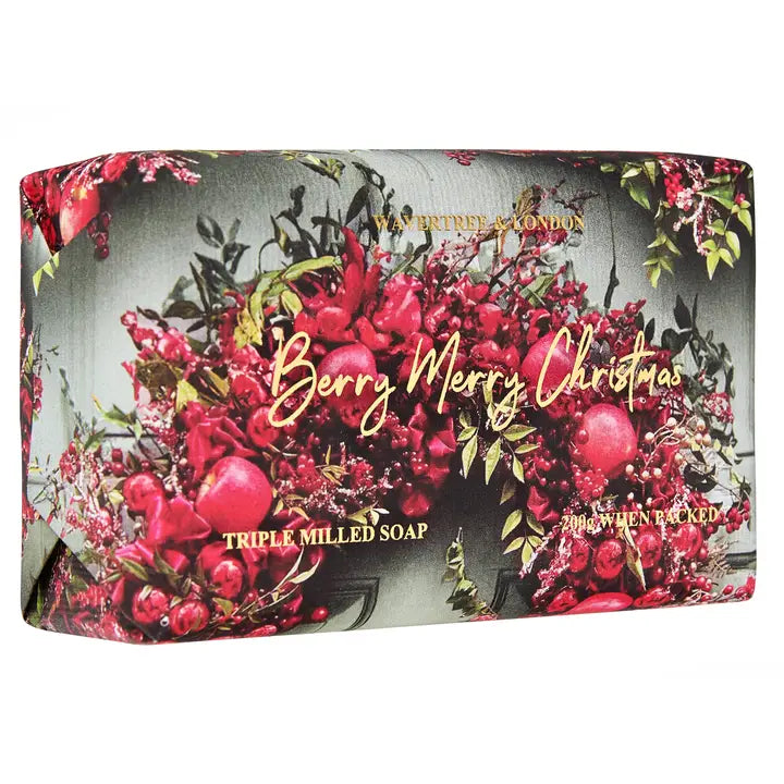 Wavertree & London Berry Merry Christmas Luxury Soap Bars