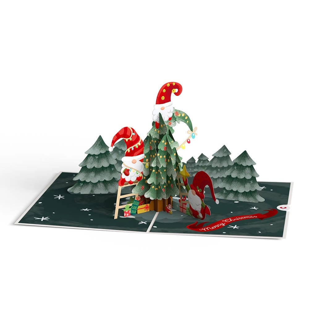 Card Christmas Gnome Pop-Up Card Lovepop