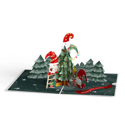 Card Christmas Gnome Pop-Up Card Lovepop