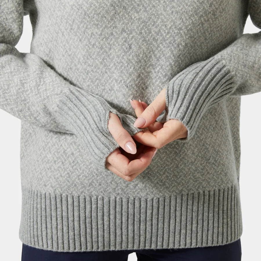 HH Women's Arctic Ocean Island Wool Knit Sweater