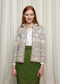 Oleana Flower & Flounce Cardigan 343