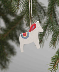 Painted Dala Horse Ornament