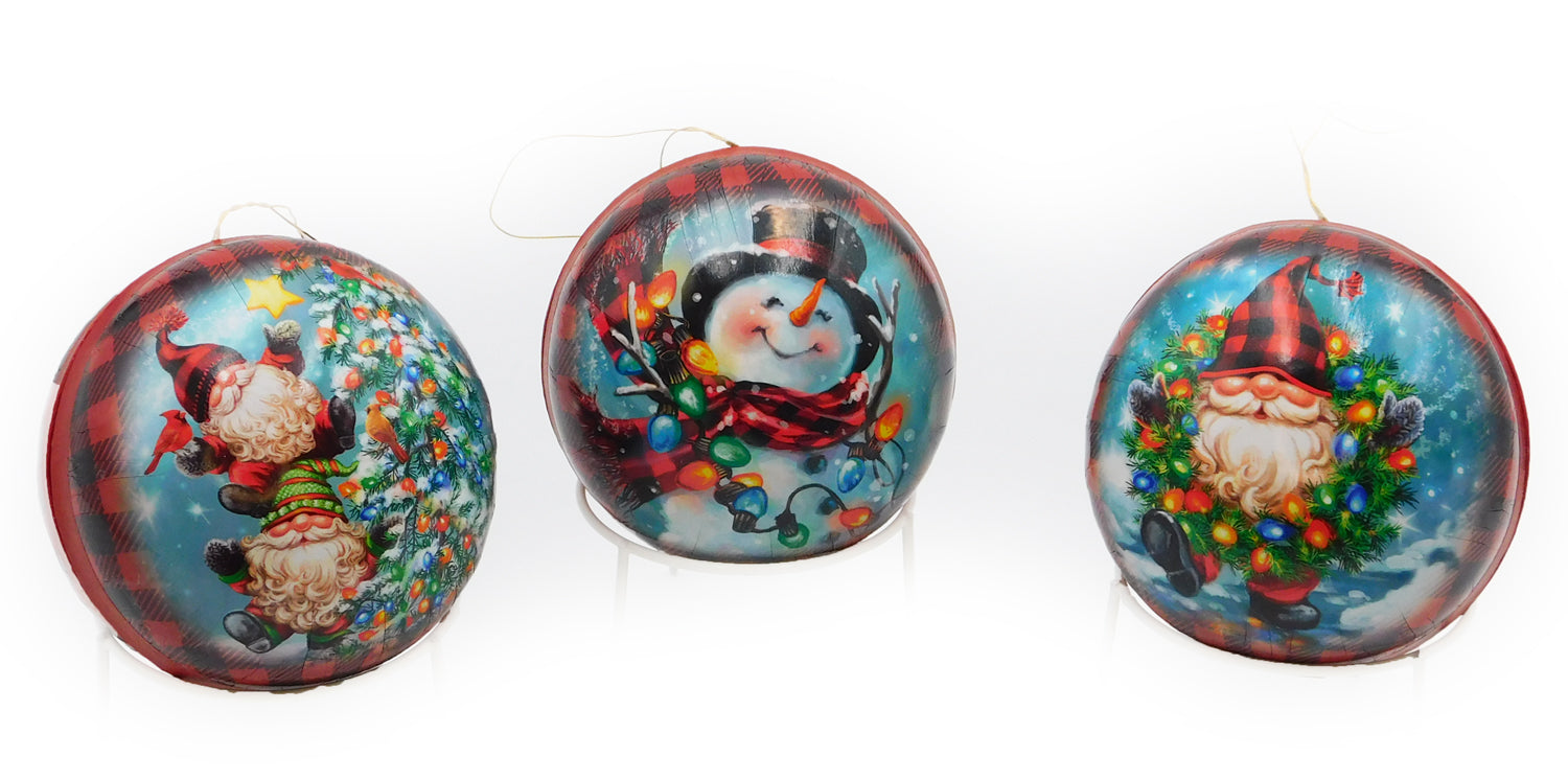 Ball Ornament Christmas Gnomes Small Nestler