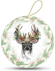 Ball Ornament Forest Reindeer