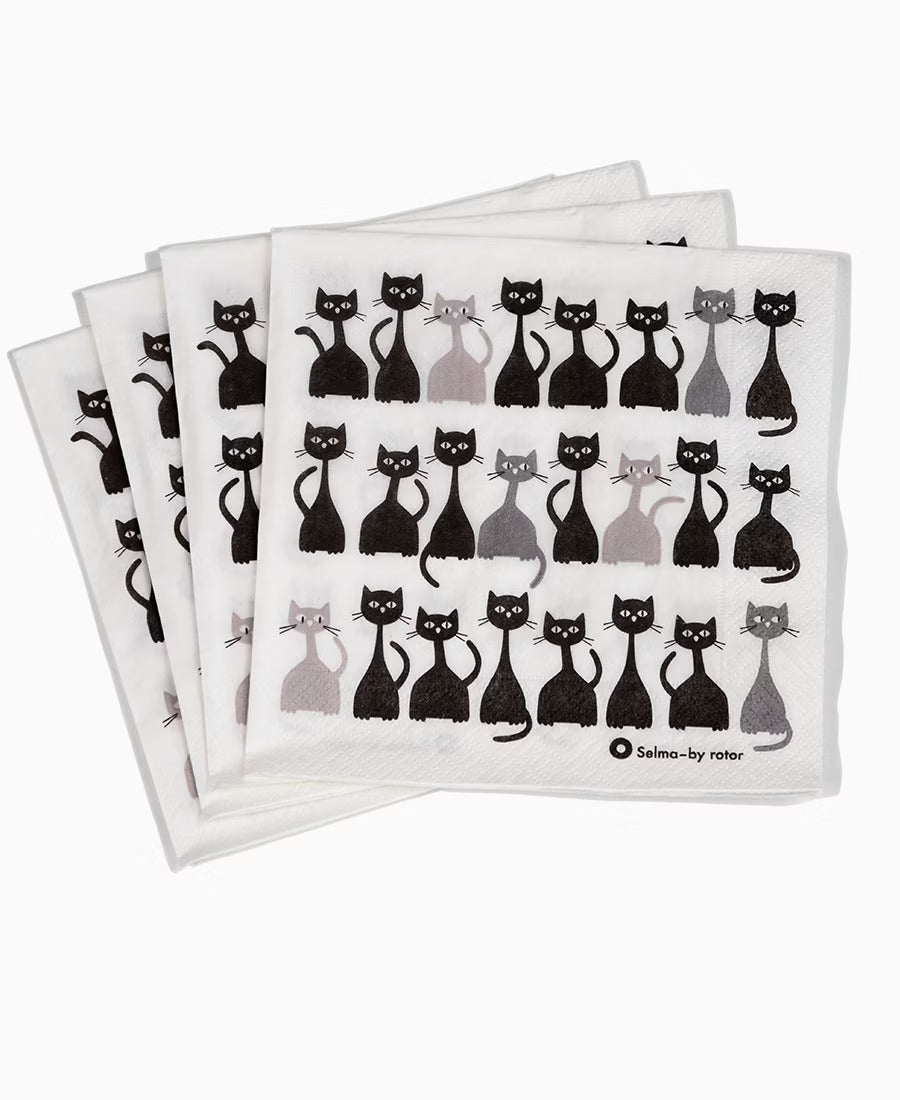 Rotor Selma Cat Lunch Napkin