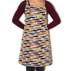 Apron Fish Linen Blend