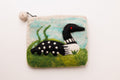 Felt Coin Purse Loon