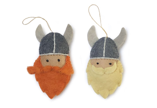 Wool Felt Viking Ornament Gamcha