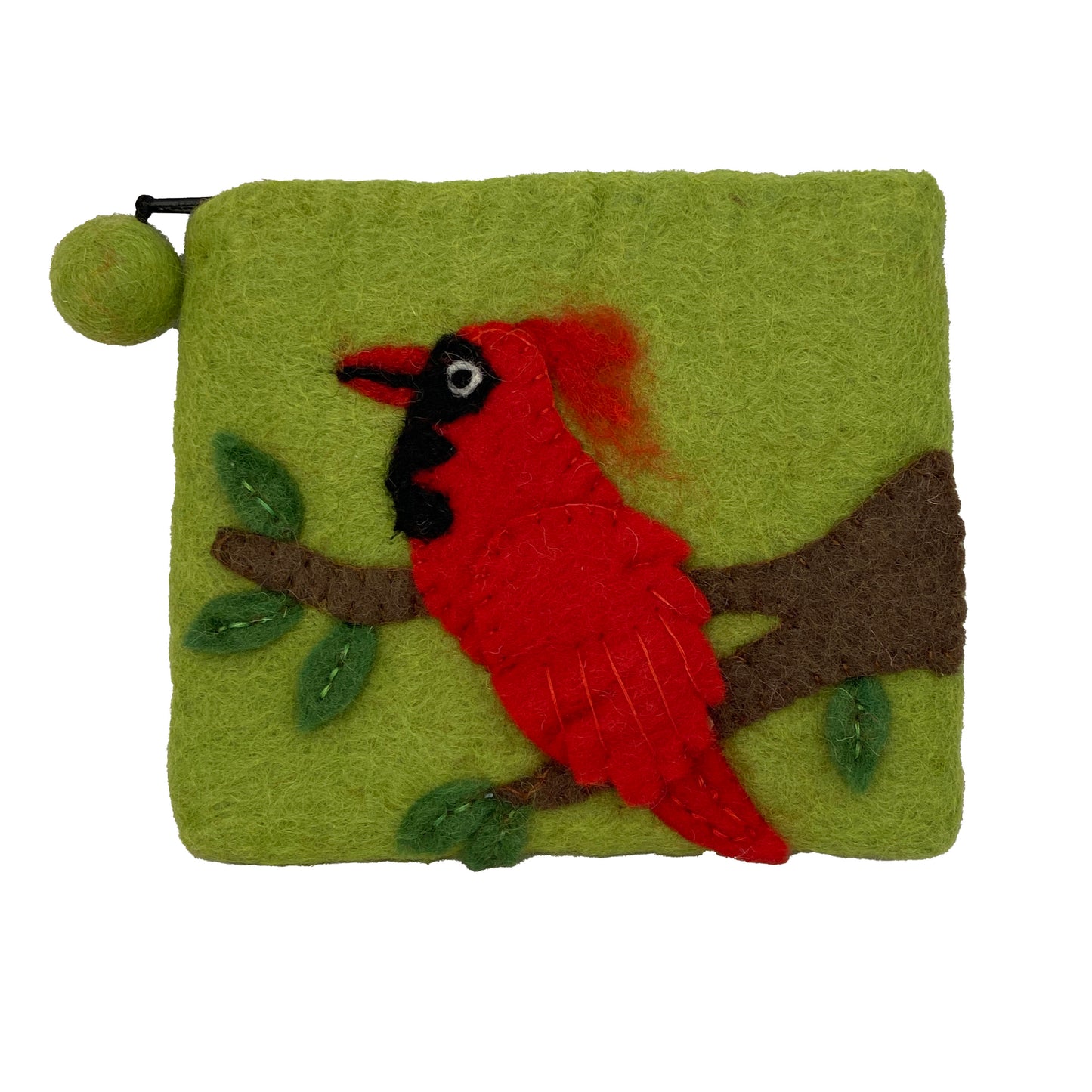 Felt Coin Purse Cardinal
