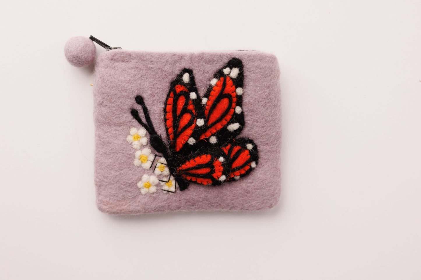 Felt Coin Purse Butterfly
