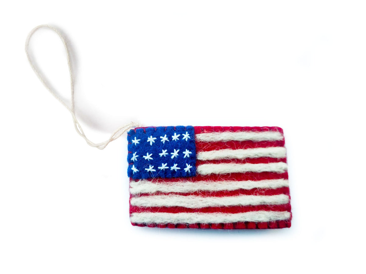 Ornament Felt Flag