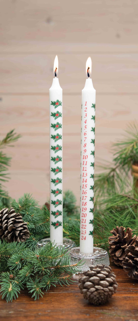 Advent Taper Holly