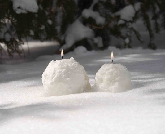 Snowball Candle 8cm