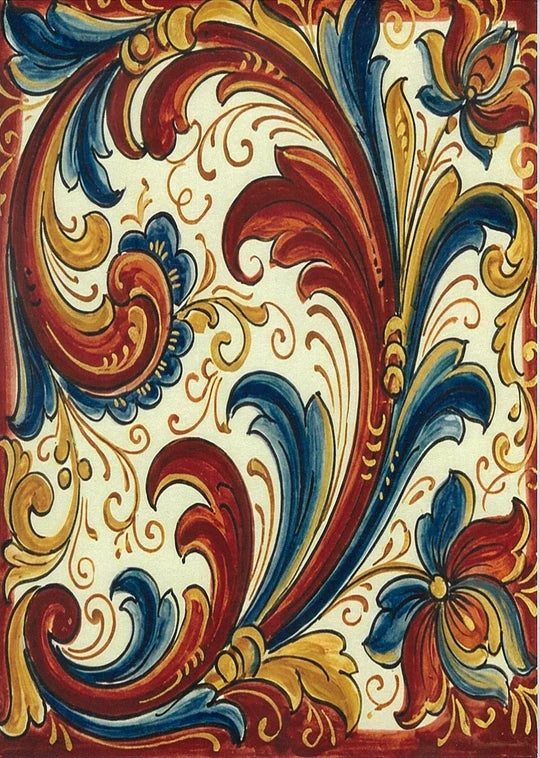 Rosemaling Greeting Card