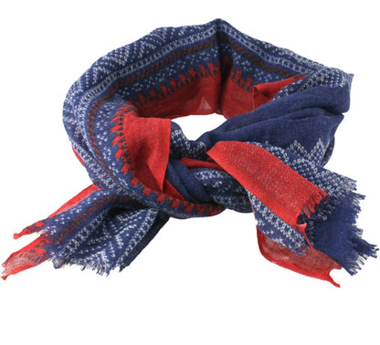 Marius Scarf Navy 100% Wool
