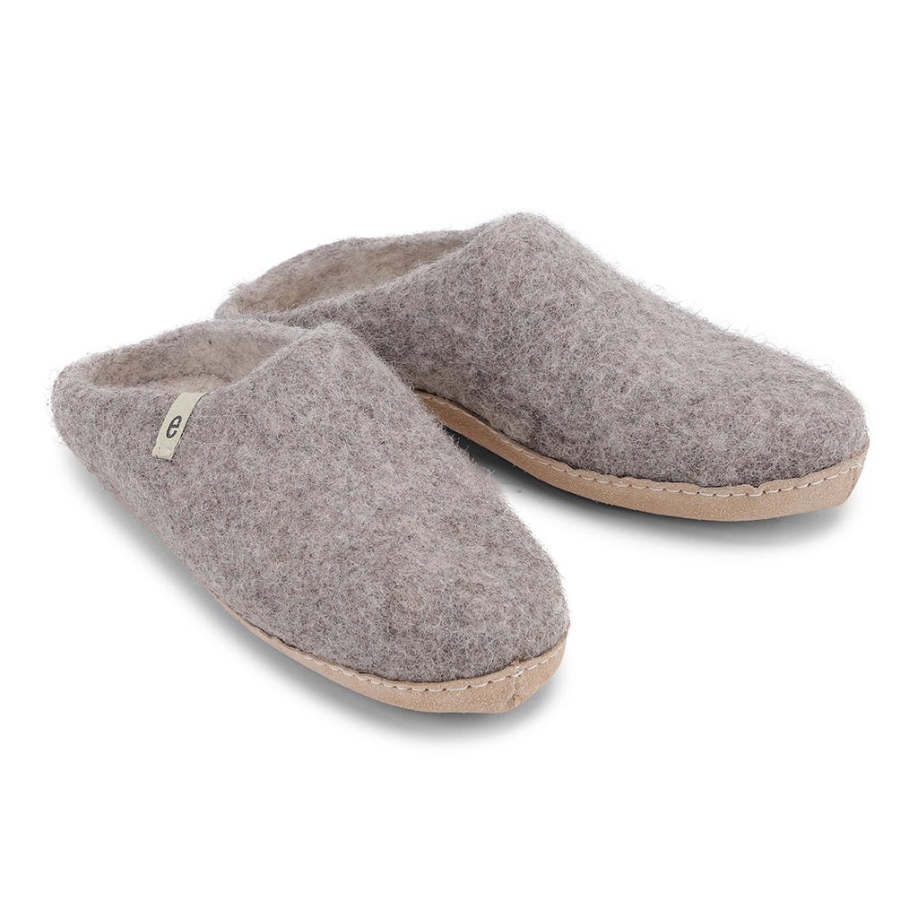 Egos Slipper Natural Gray