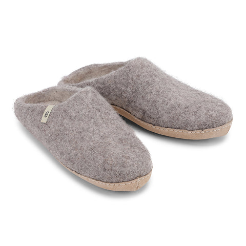 Egos Slipper Natural Gray