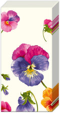 Pansy Flower Pocket Tissues
