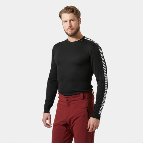 HH Men's LIFA® Stripe Long-Sleeve Crew Base Layer